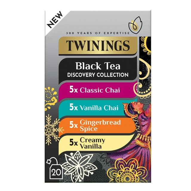 Twinings Black Tea Discovery Collection Tea Bags x20 40g - gallery image 1