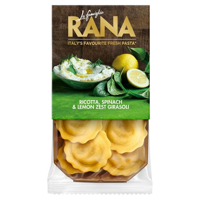 La Famiglia Rana Ricotta, Spinach & Lemon Zest Girasoli 250g - gallery image 1