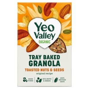 Yeo Valley Organic Tray Baked Granola Toasted Nuts & Seeds 360g