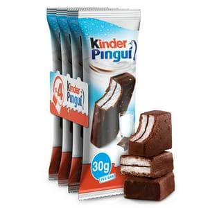 Kinder Pingui Milk & Chocolate Chilled Treat 4 x 30g