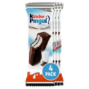 Kinder Pingui Milk & Chocolate Chilled Treat 4 x 30g