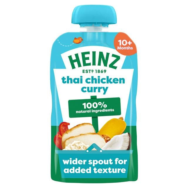 Heinz Thai Chicken Curry Pouch Baby Food 10+ Months 180g - gallery image 1