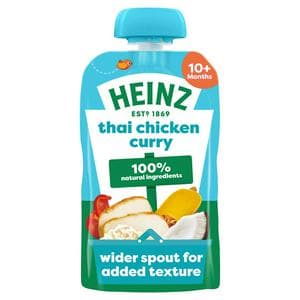 Heinz Thai Chicken Curry Pouch Baby Food 10+ Months 180g