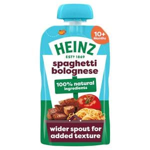 Heinz Spaghetti Bolognese Baby Food Pouch 10+ Months 180g