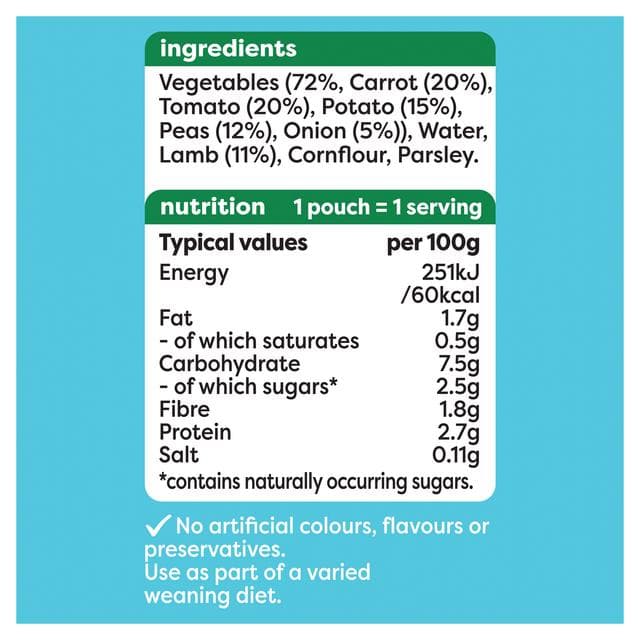 Heinz Lamb Hot Pot Baby Food Pouch 7+ Months 130g - gallery image 5
