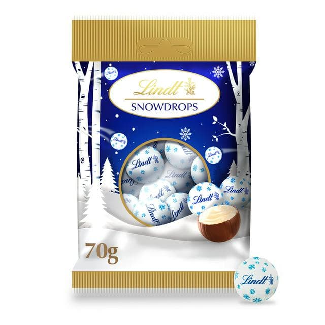 Lindt 70g Snowballs Milk Chocolate - gallery image 1