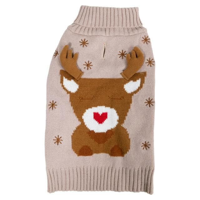 Rosewood Cupid & Comet Reindeer Jumper for Small Dogs - gallery image 1