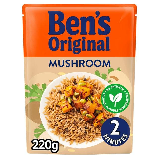 Ben's Original Mushroom Microwave Rice 220g - gallery image 1