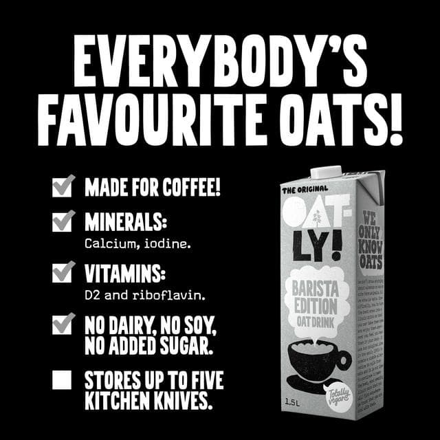 Oatly Oat Drink Barista Edition 1.5L - gallery image 2