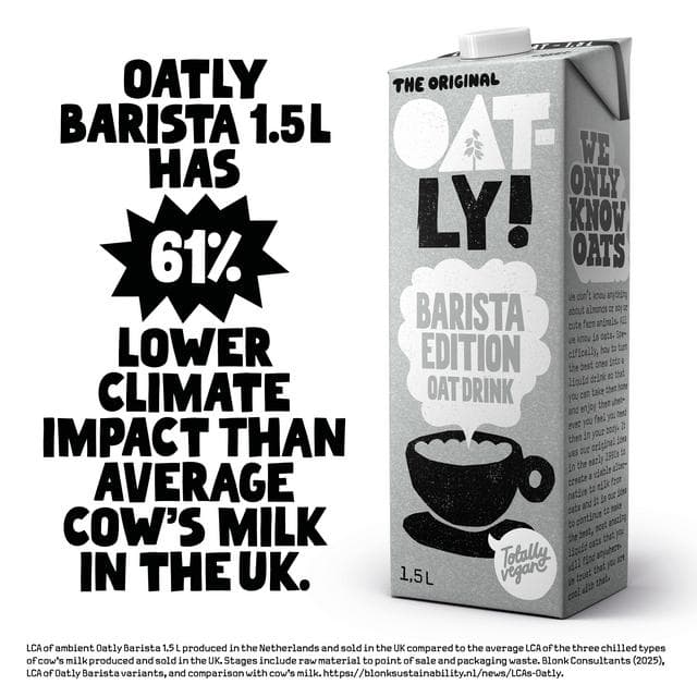 Oatly Oat Drink Barista Edition 1.5L - gallery image 4