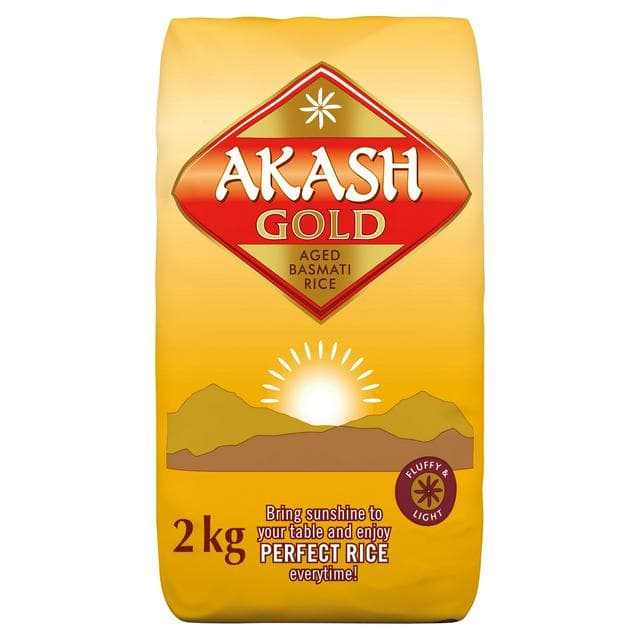 Akash Gold Aged Basmati Rice 2kg - gallery image 1