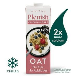 Plenish 1L Chilled Dairy Free Oat Calcium & Fibre Drink