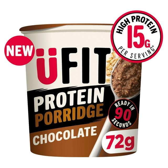 UFIT Protein Chocolate Porridge Pot 72g - gallery image 1