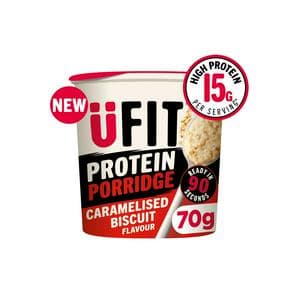 UFIT Protein Caramelised Biscuit Porridge Pot 70g