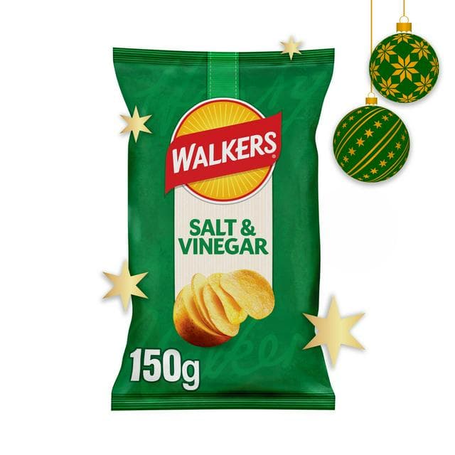 Walkers Crisps Salt & Vinegar 150g - gallery image 1