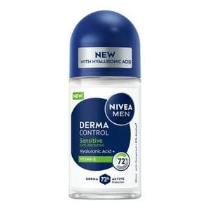 Nivea Men 50ml 72h Derma Control Sensitive Antiperspirant Roll On Deodorant