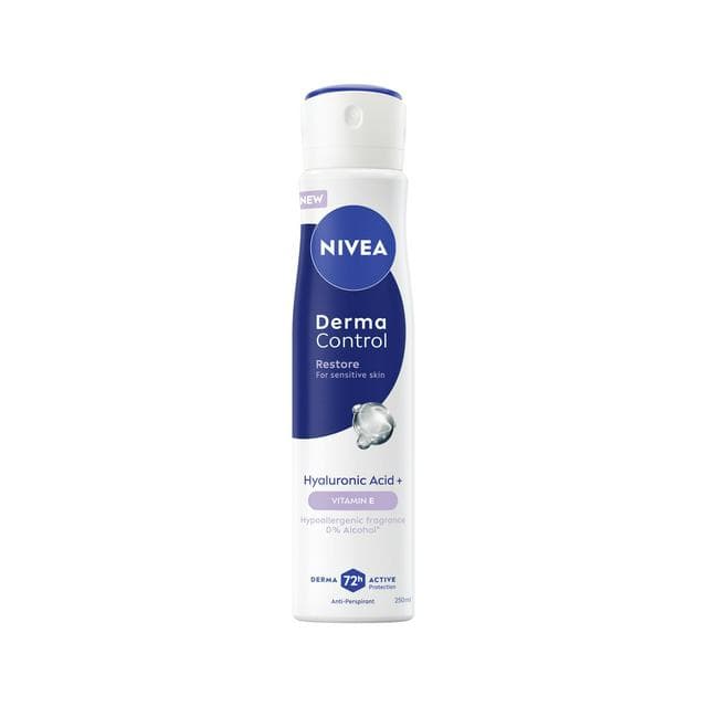 Nivea 72h Derma Control Restore Anti Perspirant Spray 250ml - gallery image 1