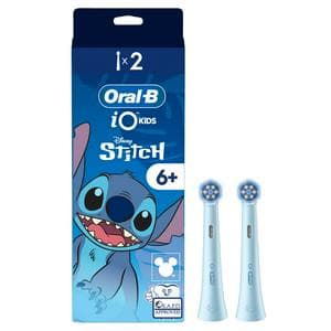 Oral-B iO Kids Disney Stitch Electric Toothbrush Head for Ages 6+ x2