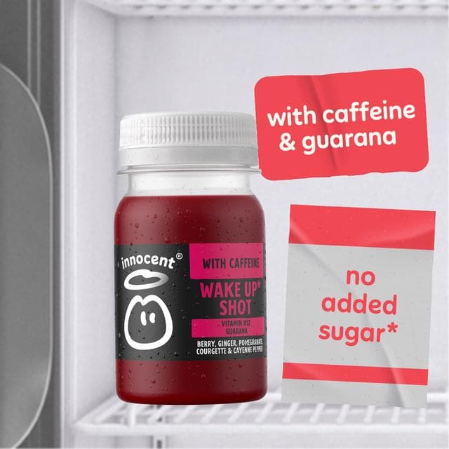 Innocent Wake Up Berry, Ginger, Pomegranate, Courgette & Cayenne Pepper Shot 80ml - gallery image 2
