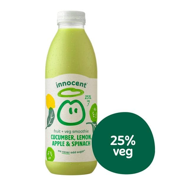 Innocent Cucumber, Lemon, Apple & Spinach Smoothie 750ml - gallery image 1