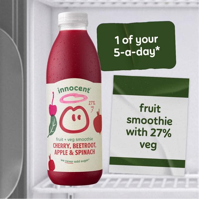 Innocent Cherry, Beetroot, Apple & Spinach Smoothie 750ml - gallery image 2