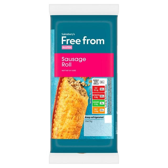 Sainsbury's Free From Sausage Roll 110g - gallery image 1