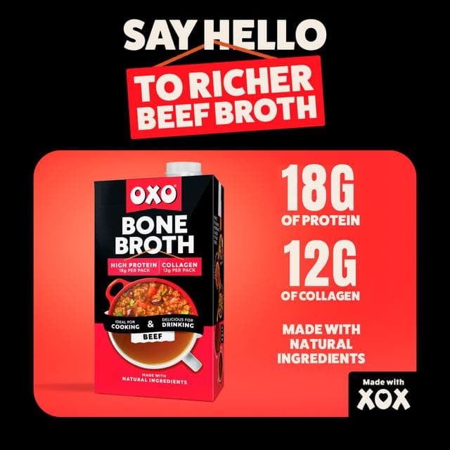 Oxo Nourishing Bone Broth Beef 500ml - gallery image 2