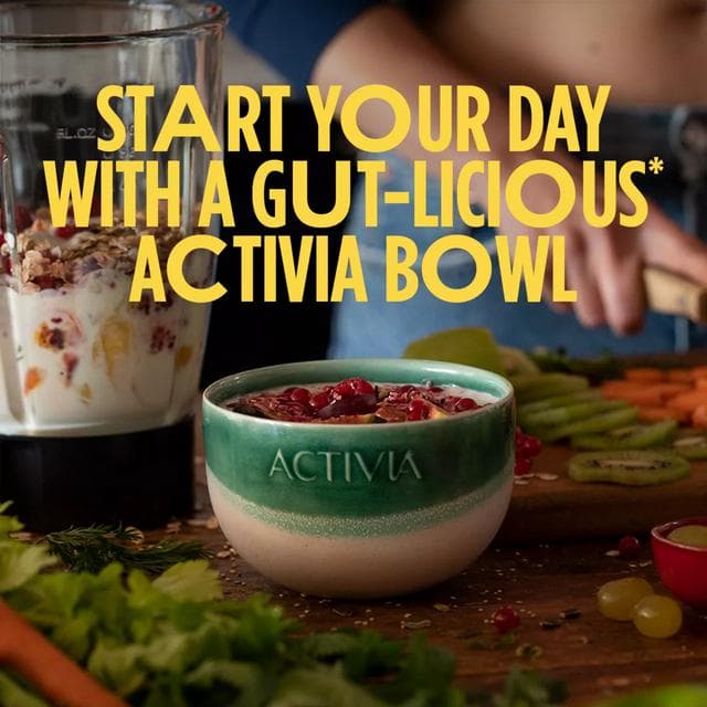 Activia 8 x 115g Rhubarb & Mixed Fruit 8 x 115g Low Gut Health Yoghurt - gallery image 5
