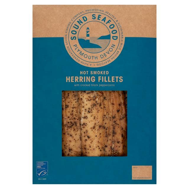 Sound Seafood Hot Smoked Herring Fillets 200g - gallery image 1