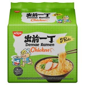 Nissin Demae Ramen Chicken Flavour Noodles 5 x 100g