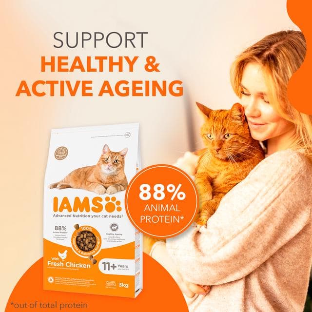 IAMS with Fresh Chicken 11+ Years 800g - gallery image 3