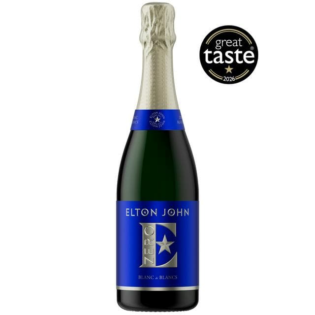 Elton John Zero 75cl Blanc de Blancs 0.0% Alcohol Free Wine Based Drink - gallery image 1