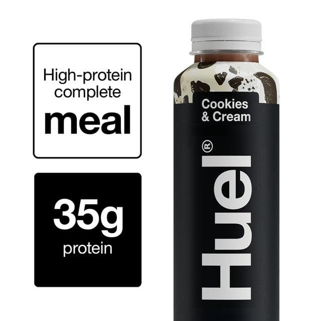 Huel 500ml Cookies & Cream Drink, Black Edition - gallery image 1