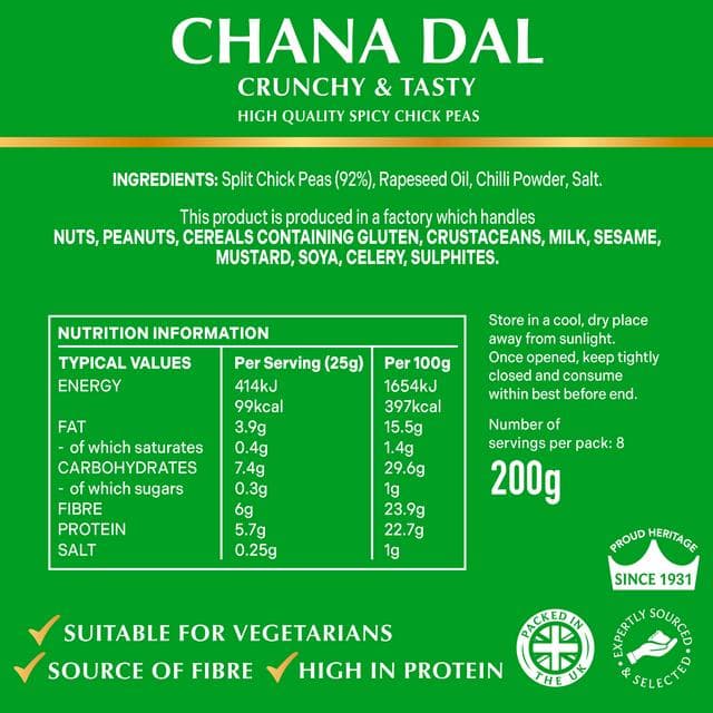Rajah 200g Chana Dal Indian Snacks - gallery image 5
