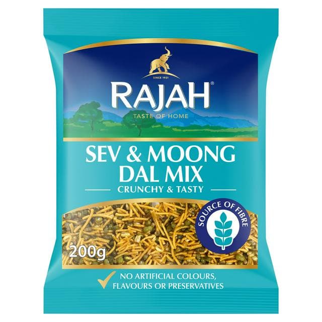 Rajah 200g Sev & Moong Dal Mix Indian Snacks - gallery image 1