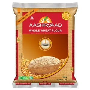 Aashirvaad 5kg Whole Wheat Flour
