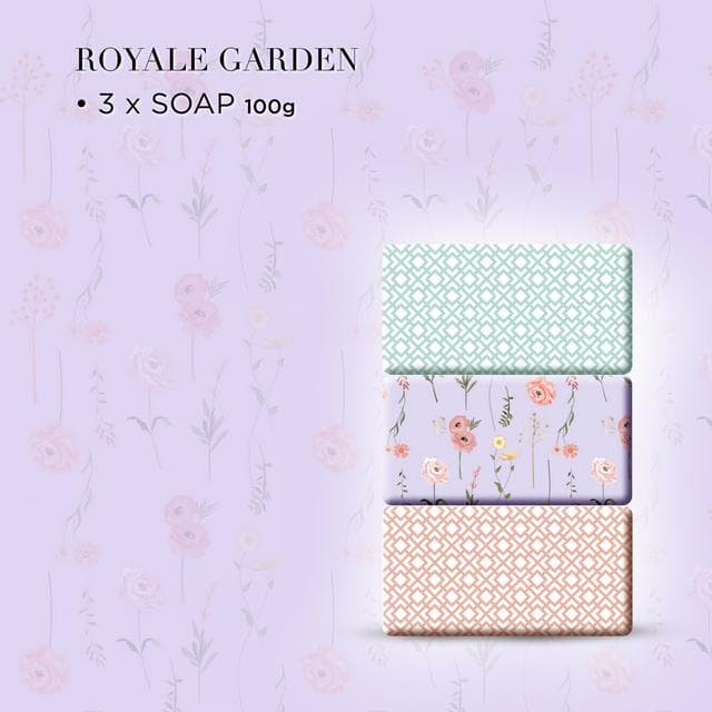 Baylis & Harding Royale Garden Luxury Wrapped Soaps Gift Set - gallery image 2