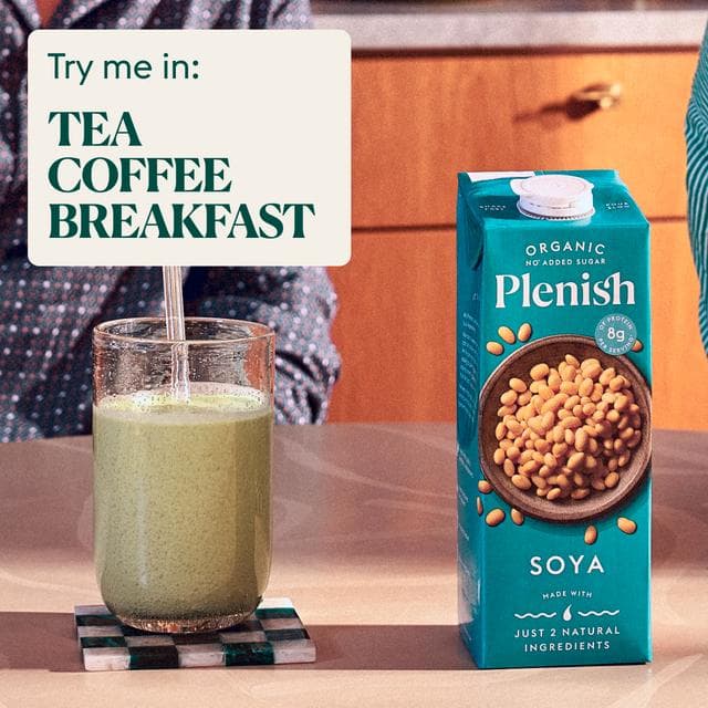 Plenish 1L Chilled Dairy Free Organic Soya Drink - gallery image 4