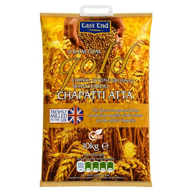 East End Premium Gold 10kg Stone Ground Wholemeal Chapatti Atta - gallery image 1