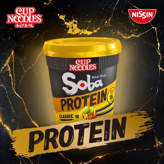 Nissin Soba Protein Chilli Instant Wok Style Noodles Pot 93g - gallery image 2