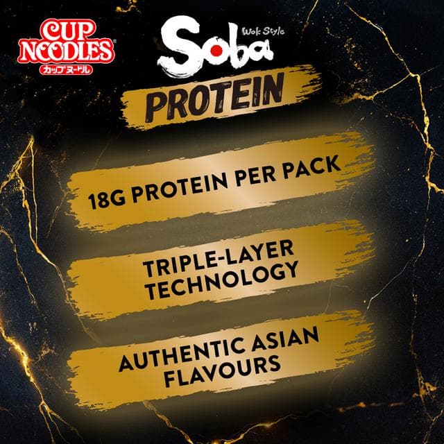 Nissin Soba Protein Chilli Instant Wok Style Noodles Pot 93g - gallery image 4