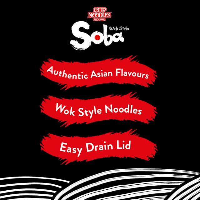 Nissin Soba Sweet & Sour Instant Wok Style Noodles Pot 88g - gallery image 4