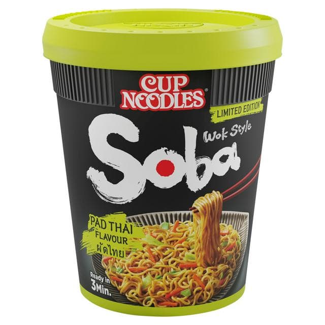 Nissin Soba Pad Thai Instant Wok Style Noodles Pot 89g - gallery image 1