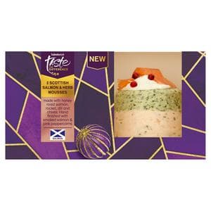 Sainsbury's 2 x Scottish Salmon & Herb Mousses, Taste the Difference 150g