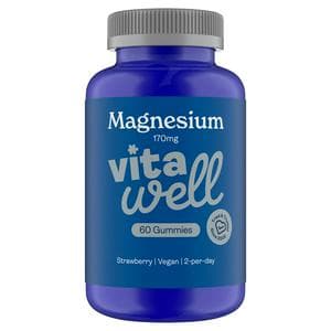 Vitawell 60 x Magnesium Strawberry Gummies
