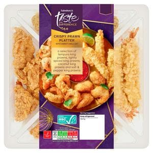 Sainsbury's Coated Prawn Platter with Sweet Chilli Dip, Taste the Difference