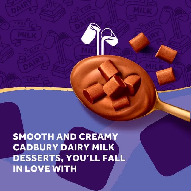 Cadbury Dairy Milk Chunks Desserts 75g - gallery image 2