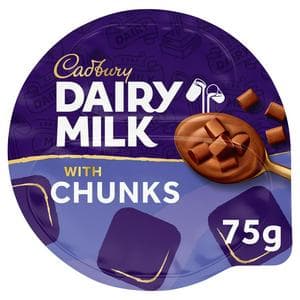 Cadbury Dairy Milk Chunks Desserts 75g