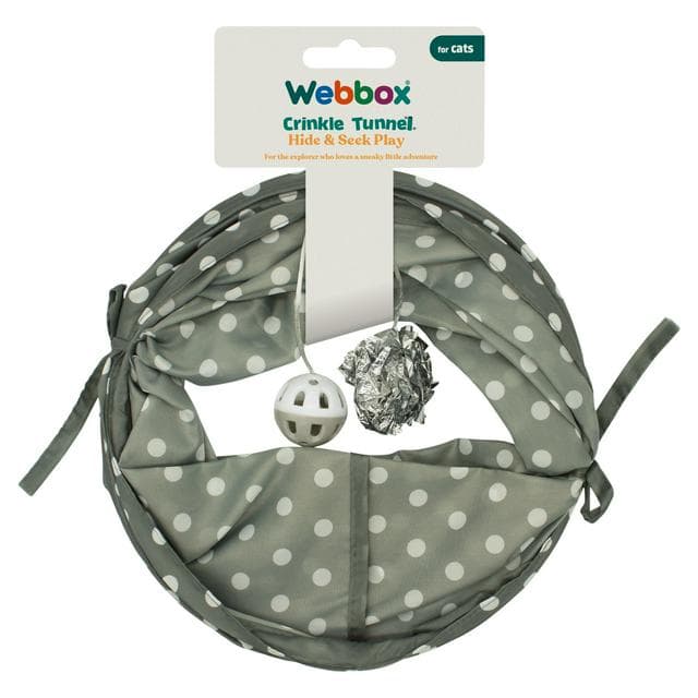 Webbox Crinkle Tunnel for Cats - gallery image 1
