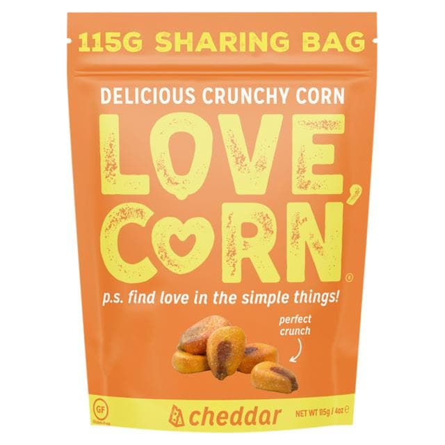 Love Corn Delicious Crunchy Corn Cheddar 115g - gallery image 1